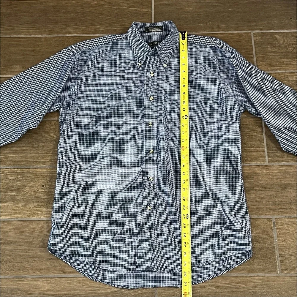 Loafers By Reed St James Men's Classic Medium Long Sleeve Plaid Button Up Shirt - Picture 5 of 6